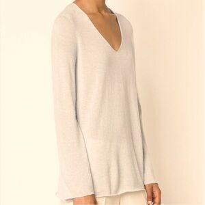 AKIRA Taupe Oversized Tunic Sweater